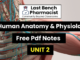 B Pharm Human Anatomy And Physiology 1 Unit 2 Pdf Notes