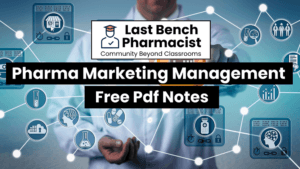 B Pharm Pharma Marketing Management PDF Notes