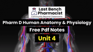 Pharm D 1st Year Human Anatomy And Physiology Unit 4 PDF Notes