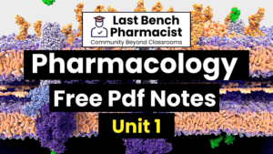 B Pharm Pharmacology Unit 1 Pdf Notes