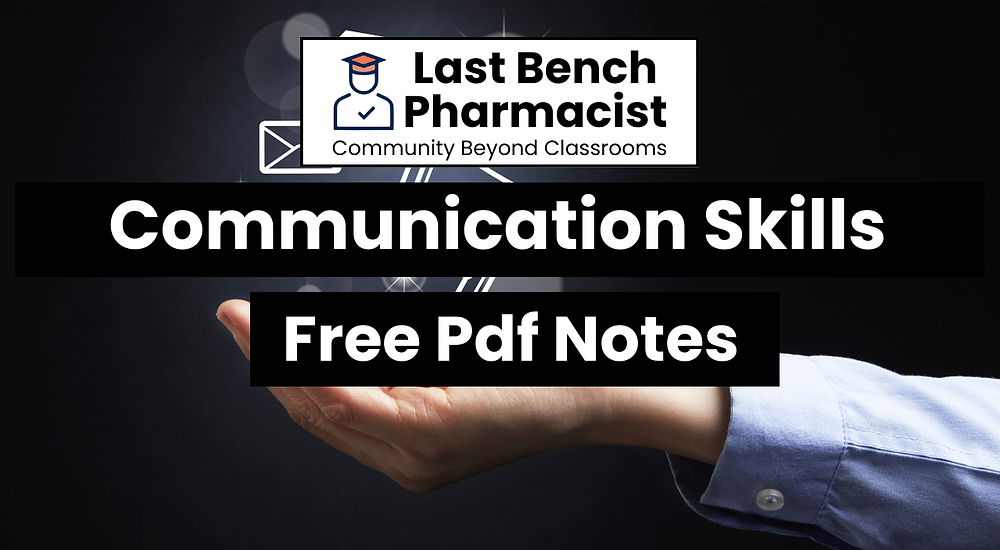 B Pharm Communication Skills Pdf Notes