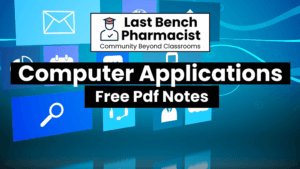 B Pharm Computer Applications Pdf Notes