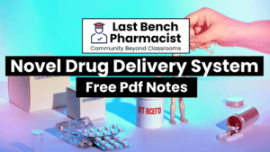 B Pharm Novel Drug Delivery System PDF Notes