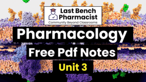 B Pharm Pharmacology Unit 3 Pdf Notes