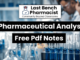 B Pharm Pharmaceutical Analysis Pdf Notes