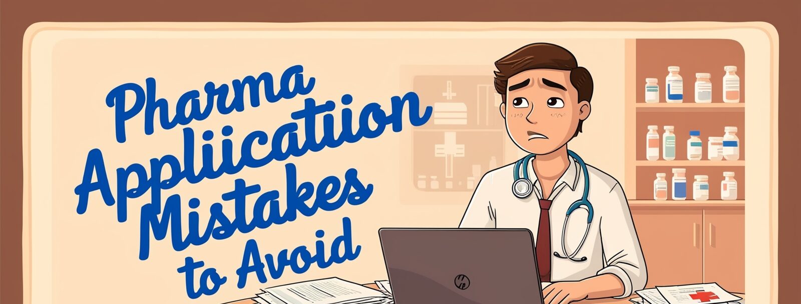 What are the common mistakes pharma graduates make in job applications?