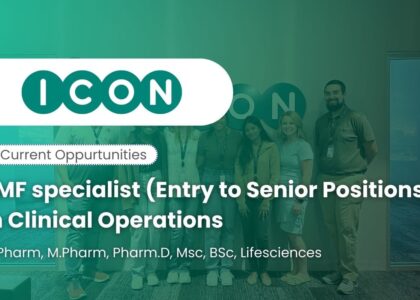 ICON Plc Hiring TMF Specialist (All Levels)